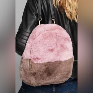 Inconsiderate Fuzzy Backpack Perfect for Fall